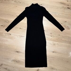 Elie Tahari Black Long Sleeve Dress